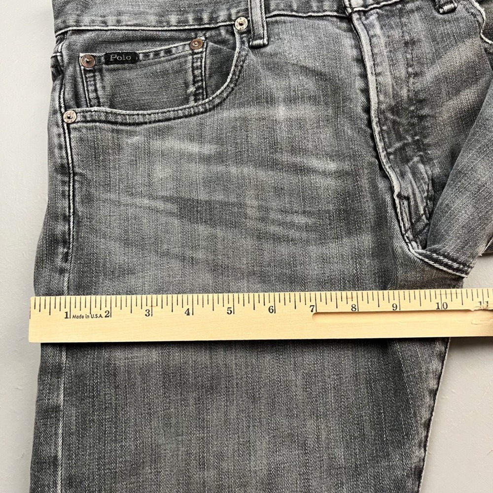 Polo Ralph Lauren Jeans Mens 32x34 Grey Sullivan Slim Fit Stretch 710701191001 - Picture 12 of 16